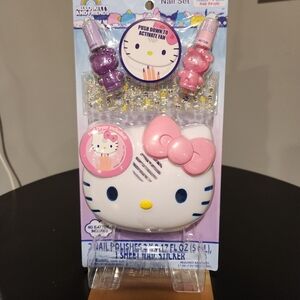 Hello Kitty Nail Set with Pink Bow